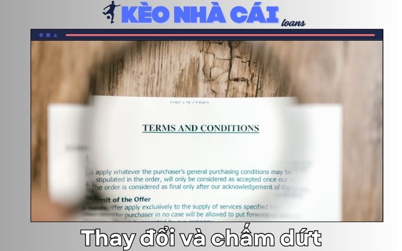 Điều khoản sử dụng 3 Thay đổi và chấm dứt dịch vụ