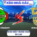 Soi kèo Radomiak Radom vs Arka Gdynia (02:30 ngày 06/03| VĐQG Ba Lan): Chủ nhà hướng tới 3 điểm 9 Soi kèo Radomiak Radom vs Arka Gdynia (02:30 ngày 06/03| VĐQG Ba Lan)