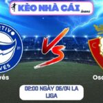 Soi kèo Alavés vs Osasuna (02:00 ngày 06/04, La Liga) 9 Alavés vs Osasuna