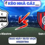 Soi kèo Deportivo Riestra vs San Lorenzo (05:00 ngày 26/03, VĐQG Argentina) 9 Deportivo Riestra vs San Lorenzo