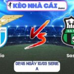 Soi kèo Lazio vs Sassuolo (02:45 ngày 10/03, Serie A): Chủ nhà có cơ hội giành 3 điểm 9 Soi kèo Lazio vs Sassuolo (02:45 ngày 10/03, Serie A)