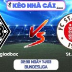 Soi kèo Monchengladbach vs St. Pauli (02:30 ngày 14/03, Bundesliga)